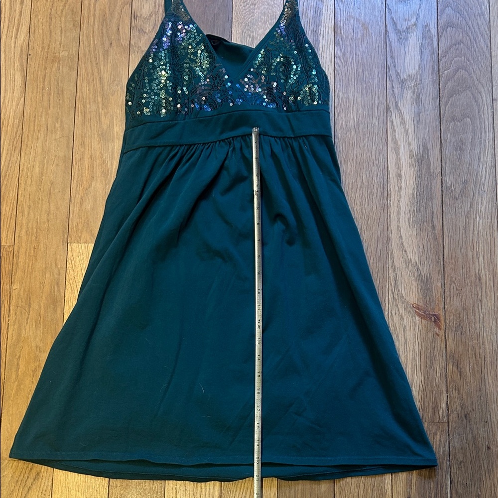 Victoria's Secret Teal Sequin Mini Dress. Y2K era. Great condition. Make offer!